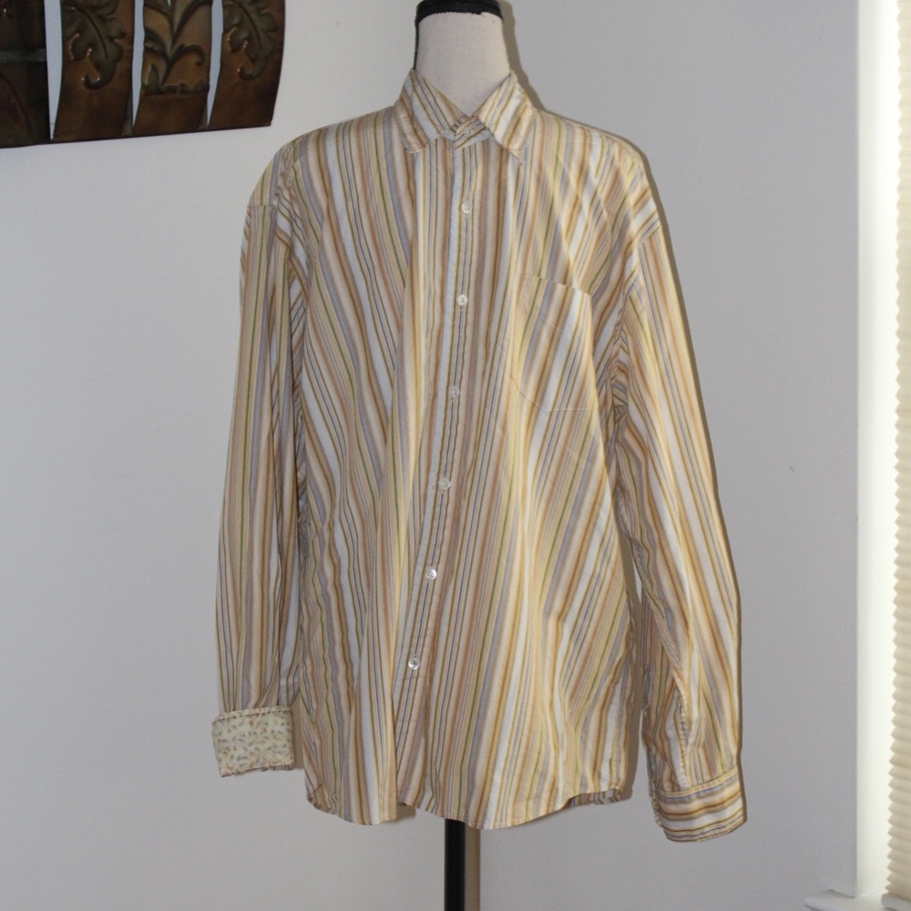 Saltaire, long sleeve striped  shirt